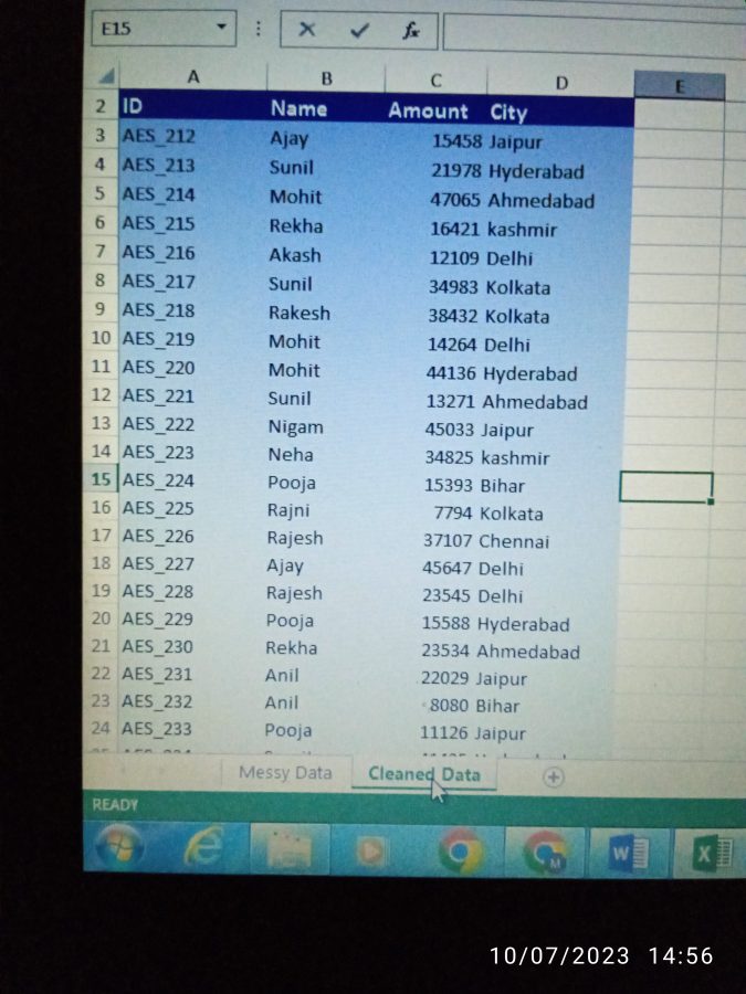  I will excel data cleaning, excel data entry and data cleanup