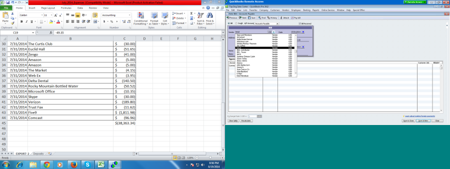 VA for Bookkeeping, Invoicing and Accounting