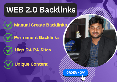 I Will Manually Create 50 High Quality Web 2.0 Backlinks 