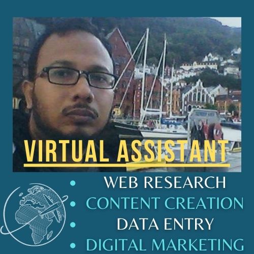 Virtual Assistant, Content Writing, Digital Marketing , Internet Research