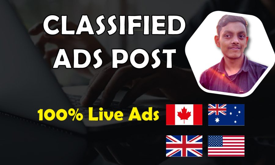 I Will Do-100 Classified Ads Posting USA, UK, Canada & Australia Ad Site 