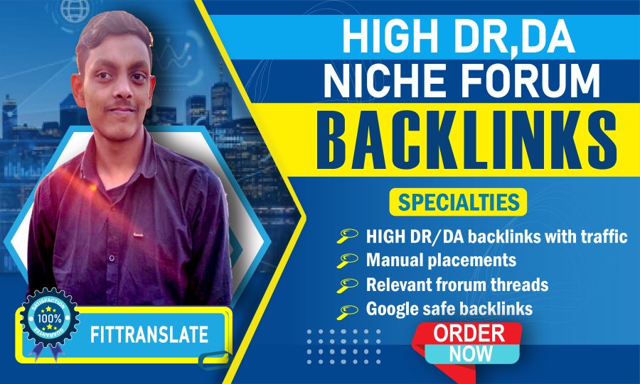 i will do 100 Forum Posting Backlink 