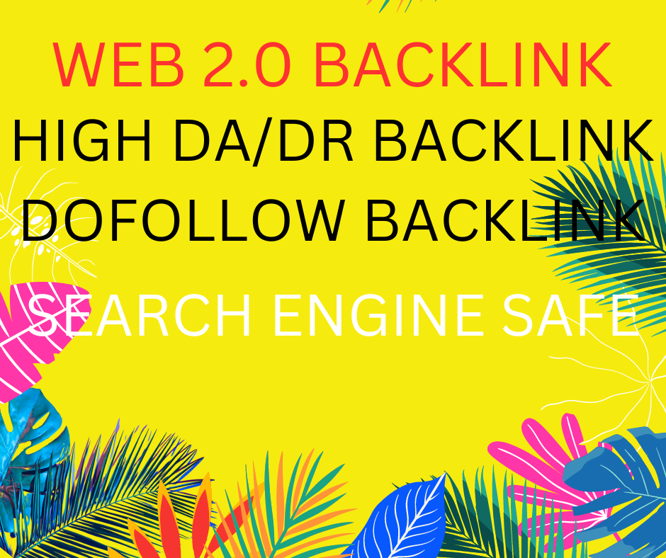 High DA Dofollow Backlink Search Engine Safe 100% Garented