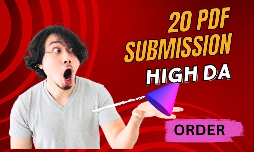manually PDF submission on 20 document sharing sites