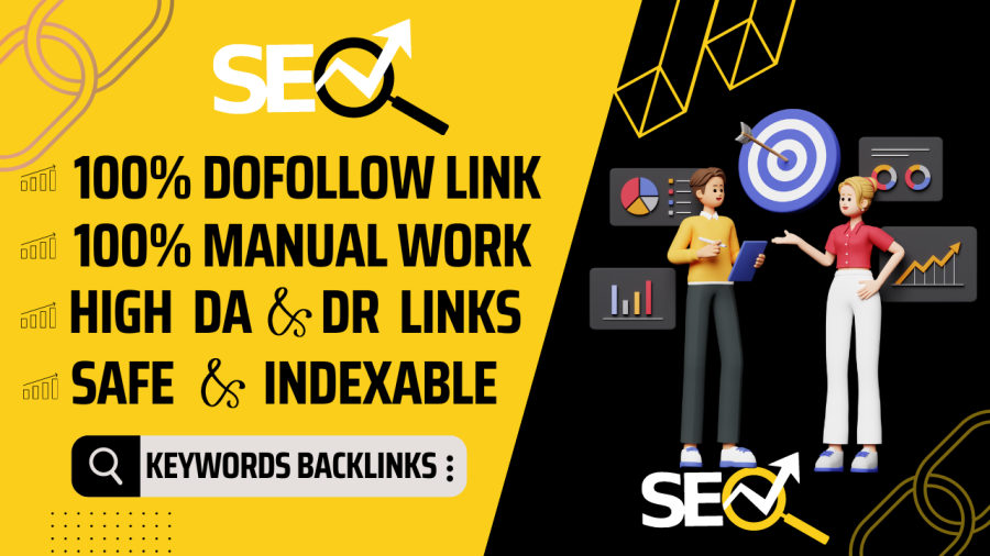I will build high da SEO backlinks, forum dofollow white hat link building with report