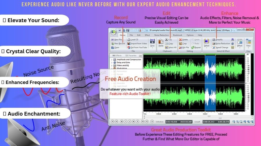 create crystal clear audio enhance or unleash the power of sound