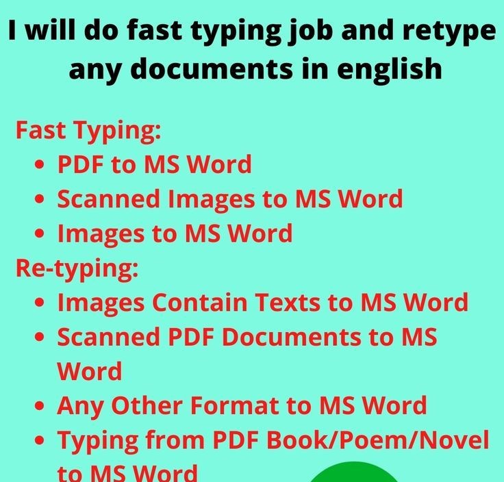 I will do translate articles, typing article,typing documents,pfd to word, word to pdf
