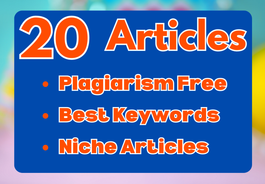 Write Niche Related Article for you Plagiarism Free 