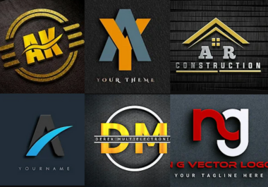 Modern Design , Professional 3D Logo, Minimalist, Custom logos