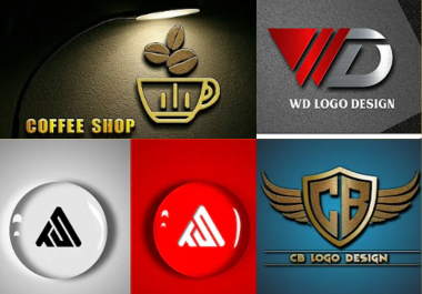 Modern Design , Professional 3D Logo, Minimalist, Custom logos
