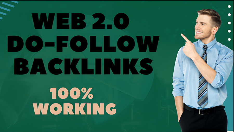 You will get 100% do-follow Web 2.0 Backlinks for your websites