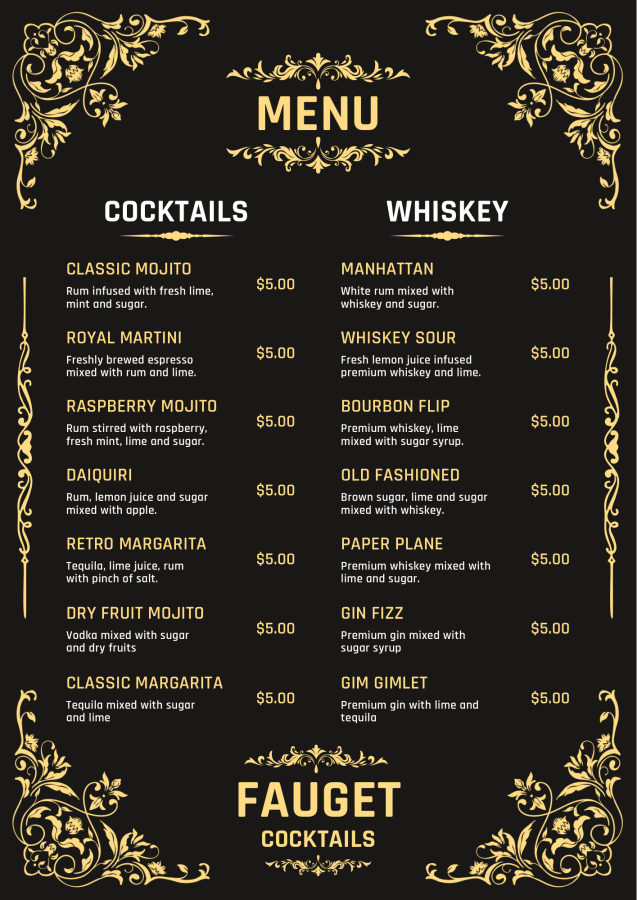 Make Your Customize Menu Designs with us just in one click create your design accourding to you. 