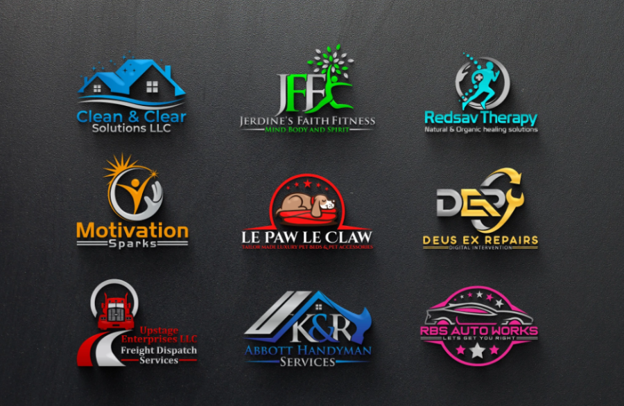 I will do unique and modern business logo design