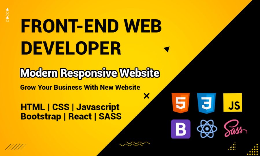Front End Developer using HTML ,CSS ,JAVASCRIPT & BOOTSTRAP