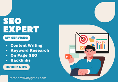 I will do wordpress on page seo,content writing and keyword research with rank math