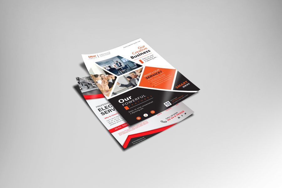 I will design a professional flyer design