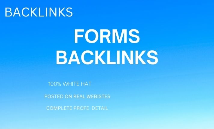 I will create high authority backlinks for your blogs 