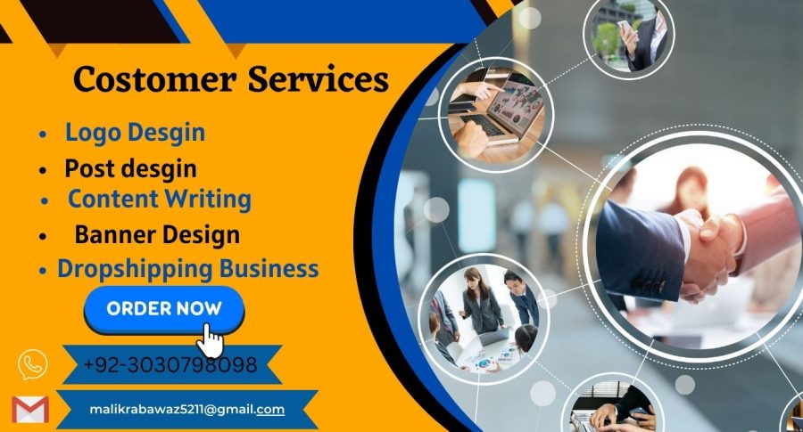 I Will design logo ,post design, Banner design, Content writing and Dropshiping Business