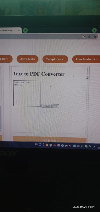 The PDF is generated using the pdf-lib library, which is included via a local script file 