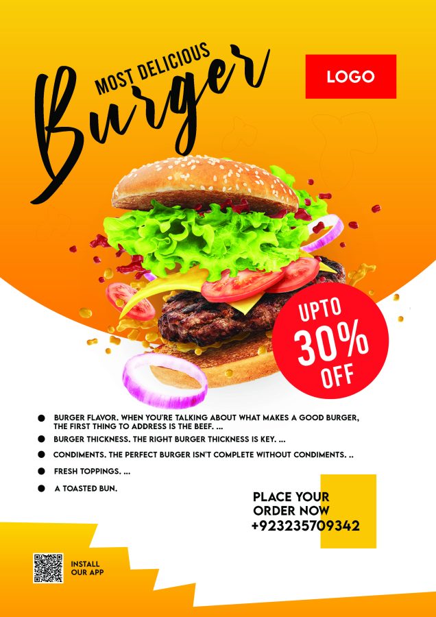 I will design attractive poster and flyers like professionals 