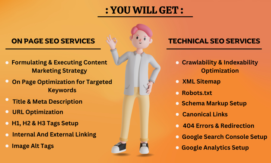 I will do on page SEO and technical service for wordpress, shopify, wix websites