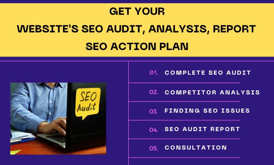 I will provide website SEO audit, analysis, report and action plan service