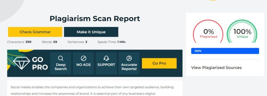 I will Provide plagiarism Reports, rewrite content, AI Generated Plagiarized Report