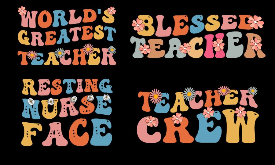 I will do groovy retro wavy typography t shirt design