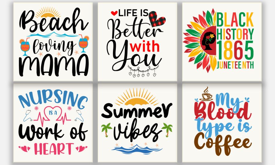 I will do custom typography t shirt design and graphic t shirt for clothing brand