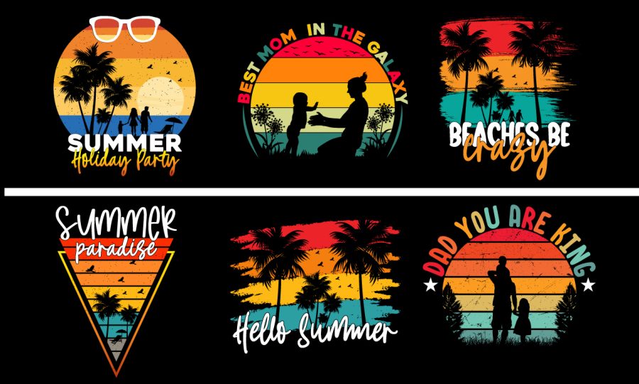 trendy retro vintage t shirt design and creative custom graphic t shirt