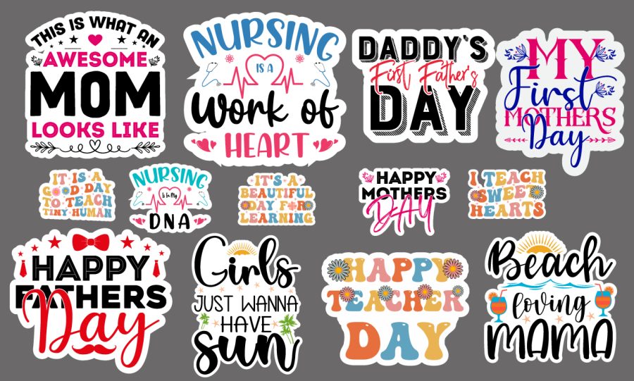 I will do typography sticker design and custom label design