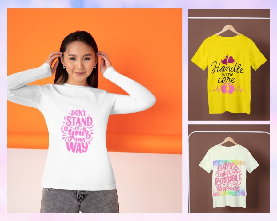 i will design unique, eye catching typography, word cloud and vintage T shirt design