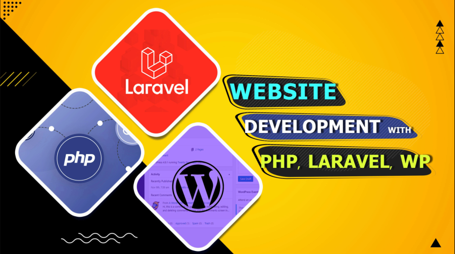 I will do website develoment in laravel PHP, wordpress, with HTML, CSS, javascript