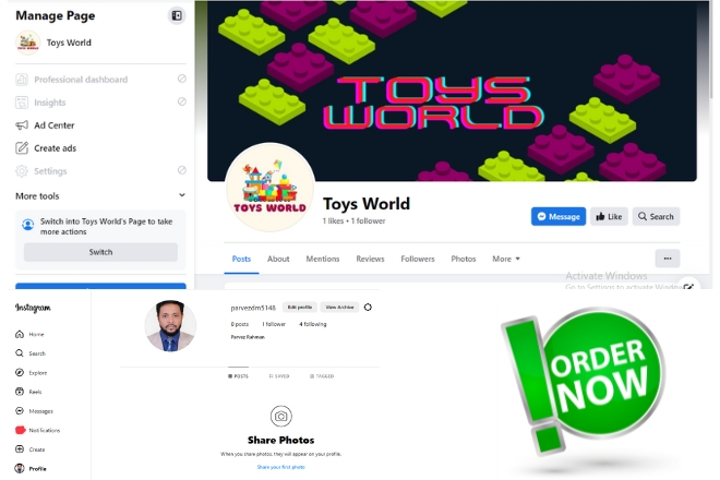 I will design and customize business page, all social media page