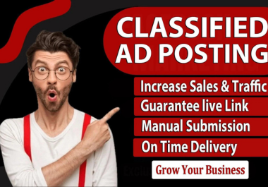 post ads on the top USA , UK classified ad posting sites