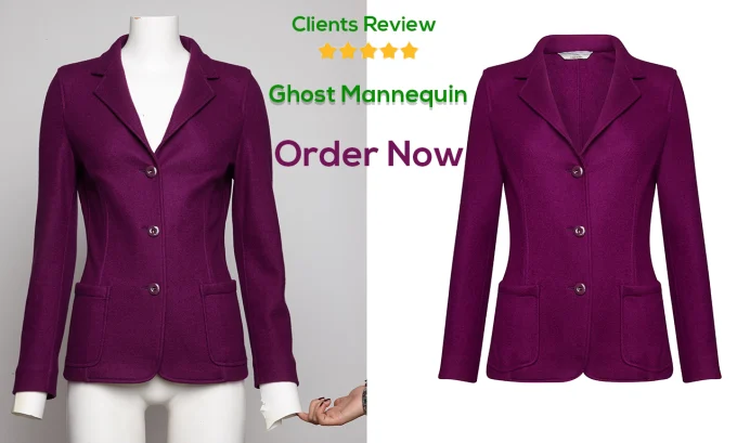 Neck Join Service with Photoshop or 5 ghost mannequin removal for Seamless Designs