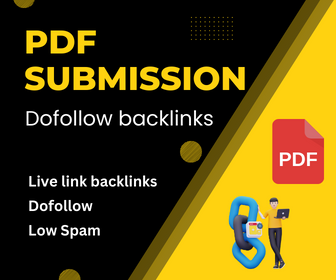 I will provide 100 PDF Submission fully manual method 