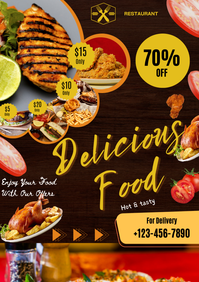 Creating a unique and attention-grabbing restaurant flyer