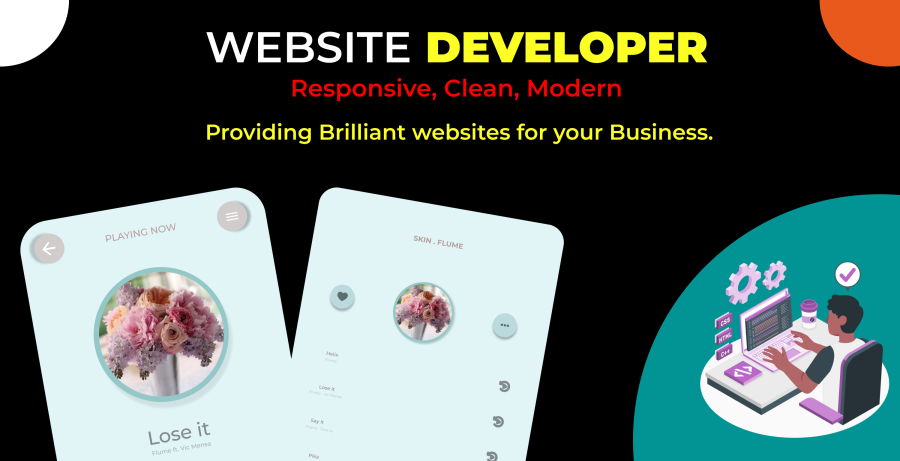 I will Build modern responsive websites with HTML CSS and JavaScript 