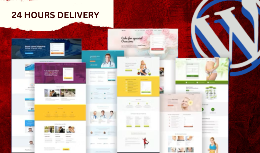 I will design WordPress landing page or elementor landing page design