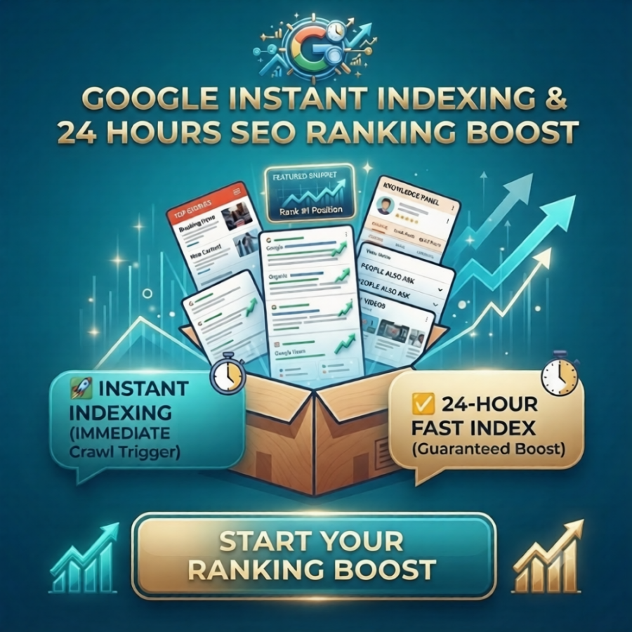 I Will Do Google Instant Indexing and 24 Hours SEO Index for Blogger and WordPress Sites