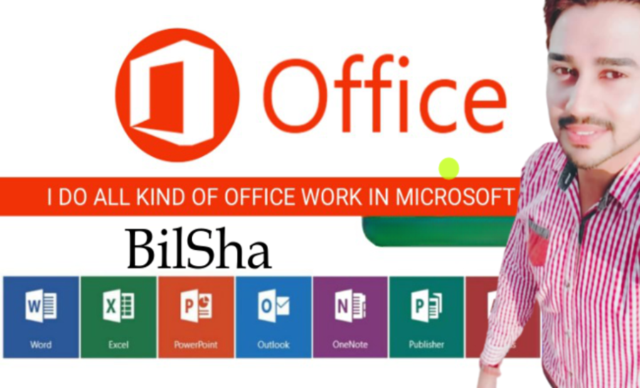 I will do any task on microsoft office word, powerpoint, and excel