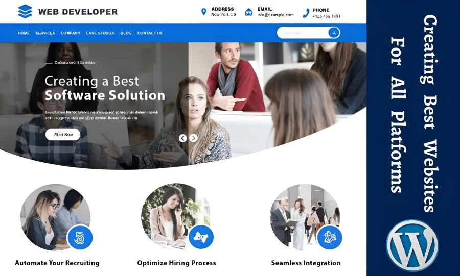 I will create responsive and modern wordpress website design