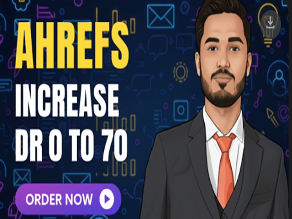 I Wll do Ahrefs Domain Rating (DR) Increased to 50