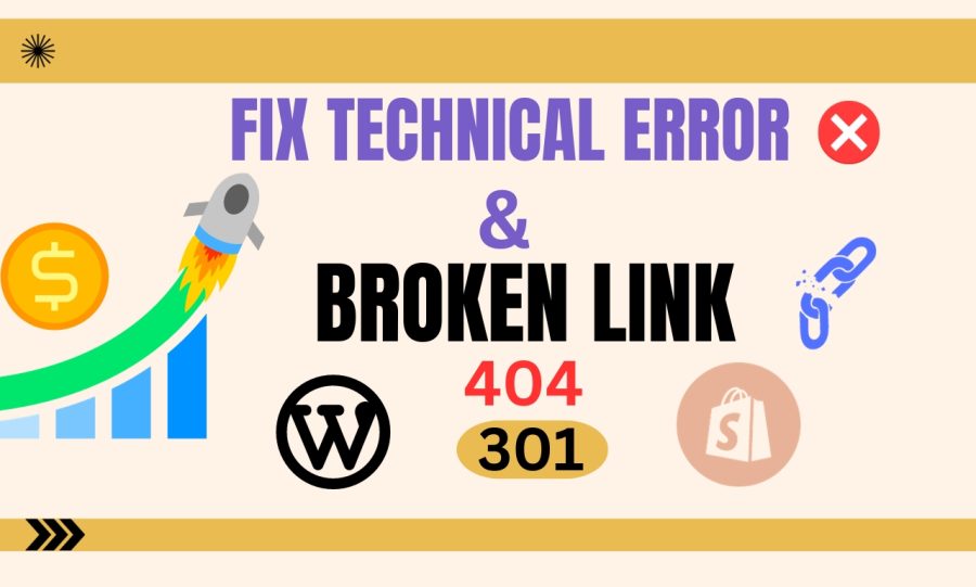 I will fix technical & 0n-page SEO, google index, 404 error, xml sitemap, robots.txt