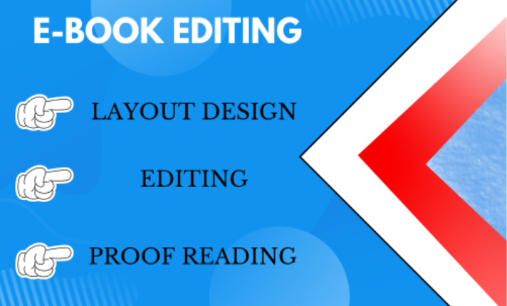 E Book Editing Service For Quality Reading : Improve your E book Style