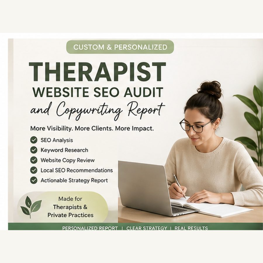 Therapist Website SEO Audit and Copywriting Report