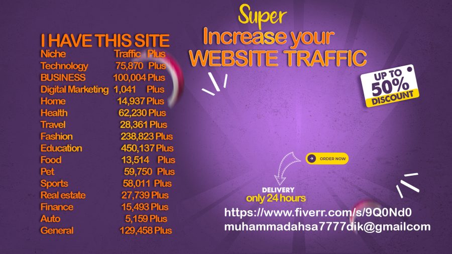increase your website on google first page with high DA high traffic 