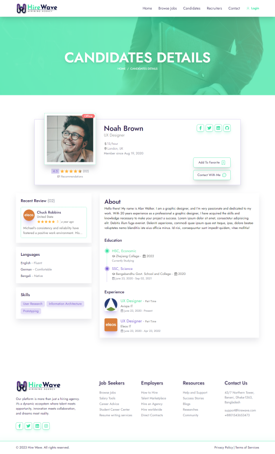 I will be your front-end developer react js website react developer