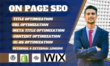 I will do complete on page SEO and optimize your technical issues